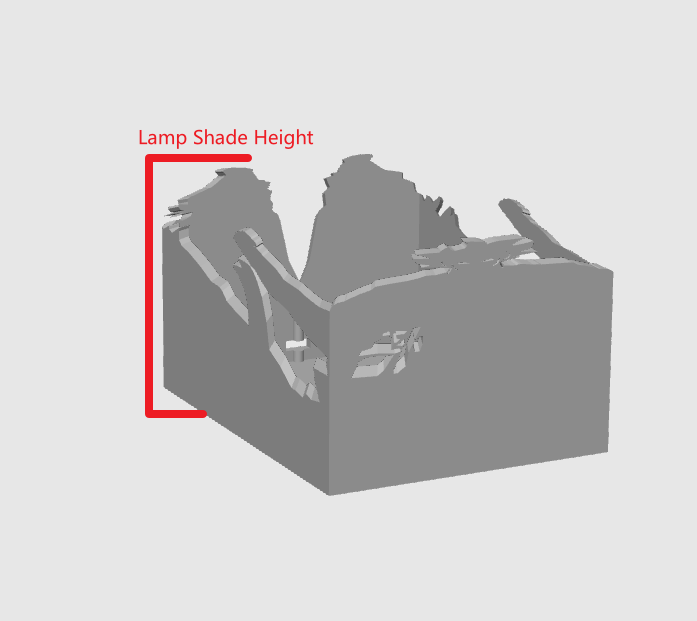 Lamp Shade Height Parameter